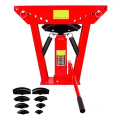 GENERICO - Dobladora Manual de Tubos 16 Toneladas con 6 Moldes