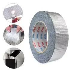 GENERICO - Cinta Selladora Butilo Impermeable 10mts x 5cm para Reparaciones