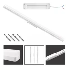 GENERICO - Pack de 3 Focos LED Tubo 48W Luz Fría 6500K.