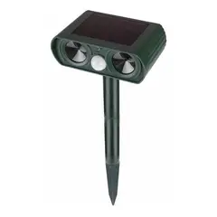 GENERICO - Repelente Ultrasonico Solar para Gatos y Perros