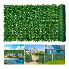 GENERICO - Malla de Hojas Decorativa de PVC para Interiores 3x1 mts