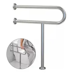 GENERICO - Barra de Apoyo de Acero Inoxidable para Baño