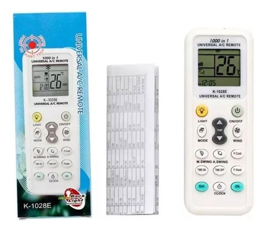 Control Remoto Universal para Aire Acondicionado K 1028E
