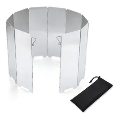 GENERICO - 10 Placas Plegables de Aluminio para Camping