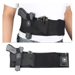 GENERICO - Faja Táctica Ajustable para Portar Pistolas en Paintball.