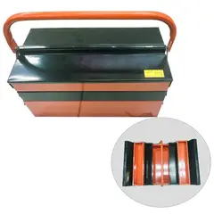 GENERICO - Caja Metálica con 5 Compartimentos para Herramientas
