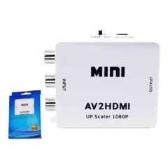 GENERICO - Adaptador RCA a HDMI Digital Conversor Análogo a Digital