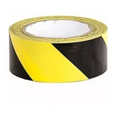 GENERICO - Pack de 3 Cintas Demarcadoras de Seguridad Amarillo y Negro