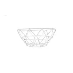 GENERICO - FRUTERA METAL DISEÑO ESCANDINAVO BLANCO