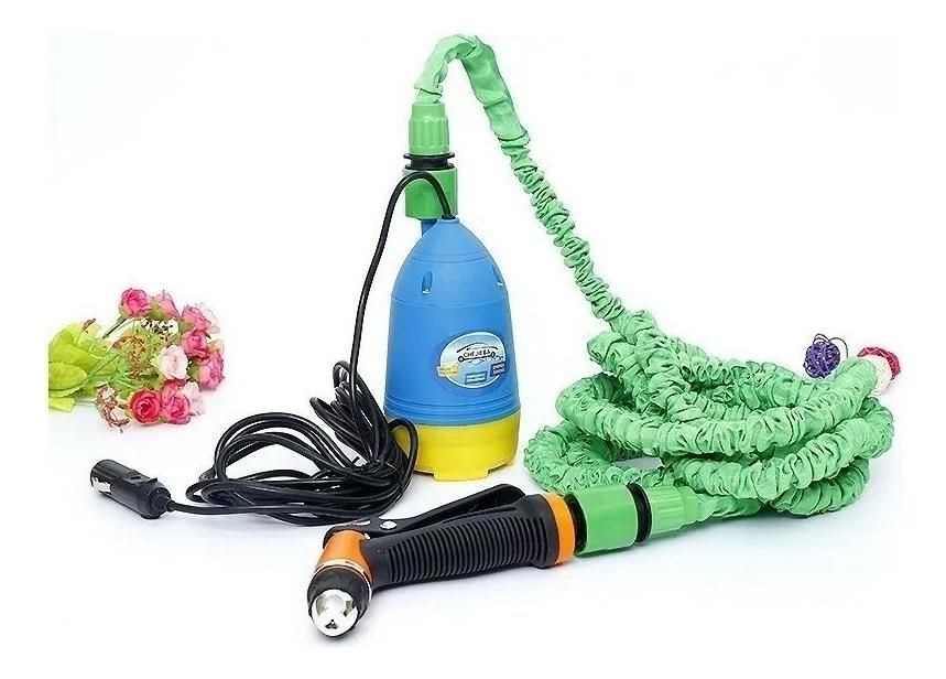 Bomba de Agua Hidrolavadora Portátil 12V Color Verde