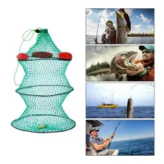 GENERICO - Jaula Plegable de Pesca y Caza en Red de Nylon Flotante