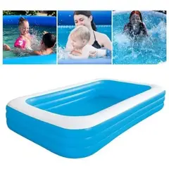 GENERICO - Piscina Inflable Infantil para Verano 103x69x20 cm