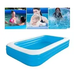 GENERICO - Piscina Inflable Infantil para Verano 103x69x20 cm