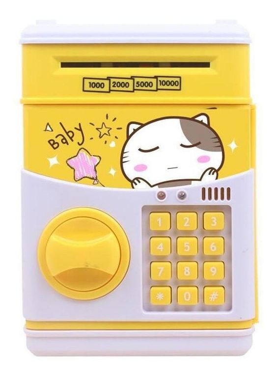 Alcancía Mini Caja Fuerte Automática Diseño Compacto