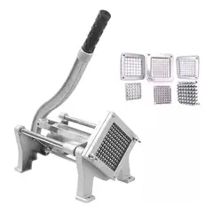 GENERICO - Picadora de Aluminio para Papa y Cebolla con Tres Cortadores