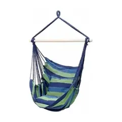 GENERICO - Silla Hamaca Camping con Palo y Almohadas Incluidas