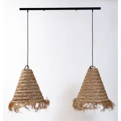 DISEÑO 3 - Lámpara de colgar doble ruca chica