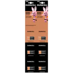 DURACELL - Pila Alcalina Tira AAA 2x6 (12 uds)