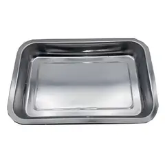 GENERICO - Bandeja Para Horno Multiuso Fuente Acero 27x20x5 Cocina