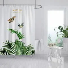 NO LOGO - Cortina Baño Ducha Tela Impermeable Varios Modelos