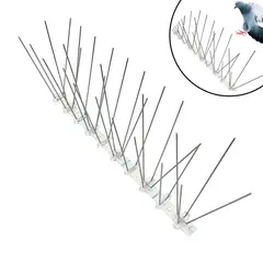 GENERICO - 10xPinchos De Acero Inoxidable Para Pájaros Para Tejados