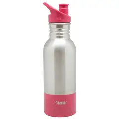 KEEP - Botella Metalica 600ml -ROSADO