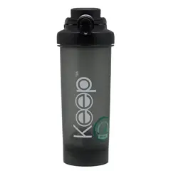 KEEP - Botella Sport Shaker 700ml -NEGRO