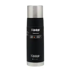 KEEP - Termo Bala 0.5L Rubber NEGRO
