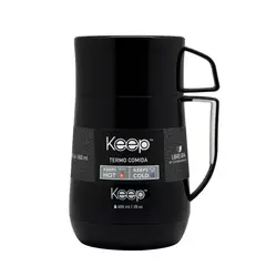 KEEP - Termo Comida PP 600ml -NEGRO