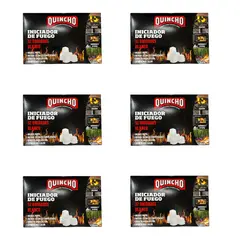 GENERICO - Pastilla para Encender 32un Blanca Quincho pack 6