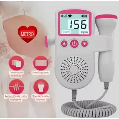 GENERICO - Monitor fetal doppler latidos fetales rosa 00168RS