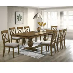 MSA MUEBLES SANTA ANA - Juego de Comedor 8 Puestos Johnsons