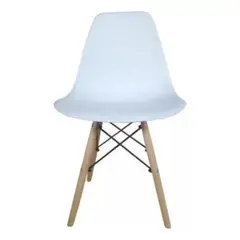 GENERICO - Set De 2 Sillas Begônia Eames Paris Para Comedor Blancas
