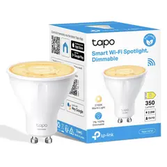 TP LINK - Ampolletas Smart Tp-Link Tapo Luz Calida Gu10 Wi-fi Google Alexa