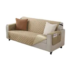GENERICO - JUEGO DE 3-1-1 FUNDA SOFÁ SILLÓN SOBREPONER BICOLOR B04