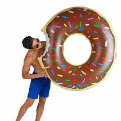 MOVI - FLOTADOR GIGANTE DONUT CAFE 120 cms