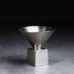 DECOMUEBLES - Centro de Mesa Santo Plateado.