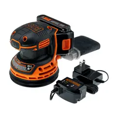 BLACK+DECKER - Lijadora Rotorbital 20V BDCRO20C-B2C
