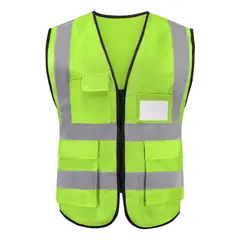 GENERICO - Chaleco Reflectante Seguridad Reglamentari-Verde