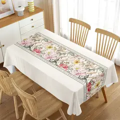 GENERICO - MANTEL RECTANGULAR ESTAMPADO ANTIMANCHA.