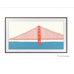 SAMSUNG - Marco Magnético TV The Frame 43" Café Clásico