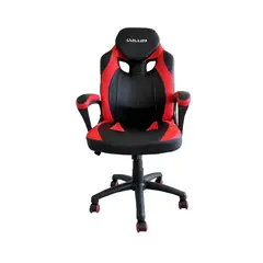 LVLUP - Silla Gamer Python Rojo Negro.