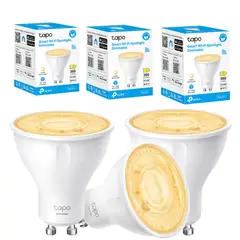 TP LINK - Set 3 Smart Tp-Link Tapo Luz Calida Gu10 Wi-fi Google Alexa