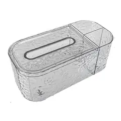 GENERICO - Soporte Transparente De Acrílico Para Pañuelos