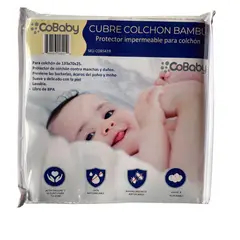 COBABY - PROTECTOR DE COLCHON BAMBU IMPERMEABLE Y ABSORBENTE