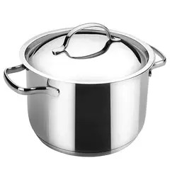 IBILI - Olla con Tapa 24 cm / 6,5 litros Acero Inox 18/10 Lacor Marca Española