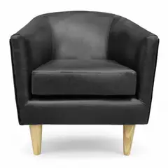 MBC - Poltrona Murcia - cuero sintentico Pu Negro