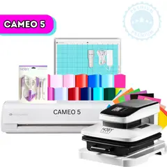 SILHOUETTE - Cameo 5 + estampadora HOBY PRESS Auto Heat Press 38x38cm Cp4
