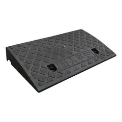 GENERICO - Rampas Pvc Autos Vehículos Cuneta Estacionamiento Bordillos Color Negro.
