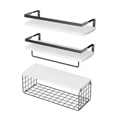 GLOBAL LATIN GROUP - Repisas Decorativas para Cocina, Baño u Oficina 3 Piezas Multifunción